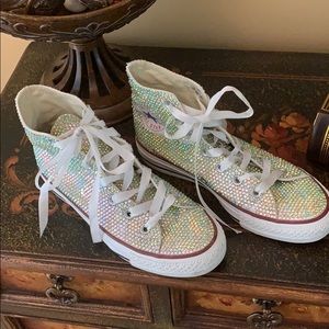 Converse All Star customized high top sneakers